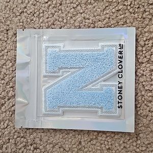 Stoney Clover Lane Large Varisty "N" Patch- Periwinkle